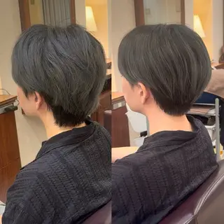 ショート メンズ ガレリアエレガンテ名駅店所属・【ショート/ボブ 丸みショート】深萱のヘアスタイル