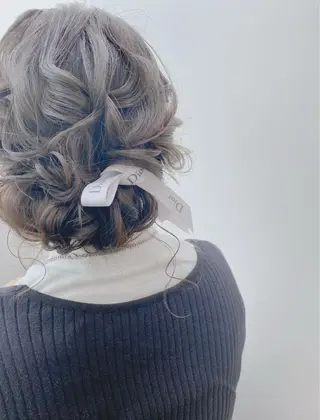 セミロング ヘアアレンジ GRANLUSSO 〜グランルッソ駅前店所属・木口 嘉美のヘアスタイル