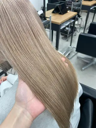 ロング カラー 韓国/ハイトーン/ ボブ🎀MIKU🎀のヘアスタイル