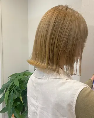 ミディアム カラー NOA所属・NEW OPEN✂︎ スタイリスト 林風香のヘアスタイル