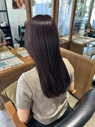 ロング カラー FERIA池田/ 大達咲月のヘアスタイル