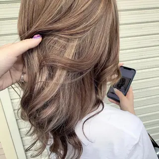 ロング カラー 枚方 tomee 🦋南部　しほ🦋のヘアスタイル