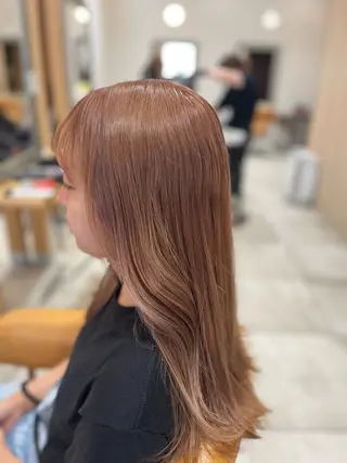 ロング カラー ラブーケ中川中島店 クラタチカコのヘアスタイル