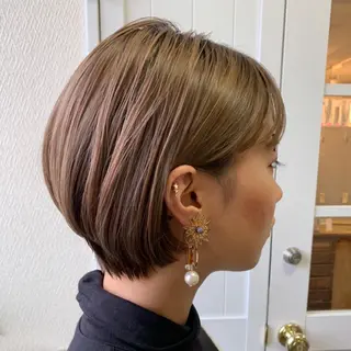 ショート カラー 韓国ヘア /男女❄️ 細江 美紅のヘアスタイル