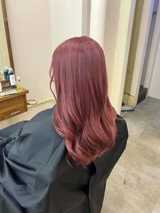 ロング 店長🩷艶カラー 🧡💛リサ🫧のヘアスタイル