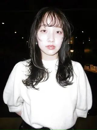 ロング カラー ルカ/ ニュアンスヘアのヘアスタイル