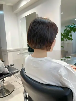 ショート 木下英治/ウルフ /レイヤー/銀座のヘアスタイル