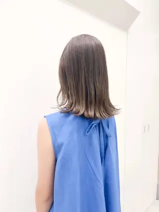 セミロング カラー 似合わせカット🫧 /パーマRINAのヘアスタイル