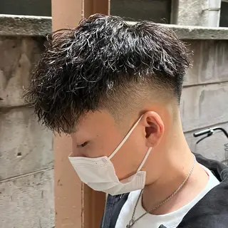 ショート パーマ メンズ 立川/メンズパーマ 厚進太郎のヘアスタイル