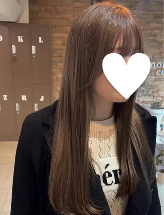 ロング 顔周りの似合わせ特化 井手麻梨栄のヘアスタイル