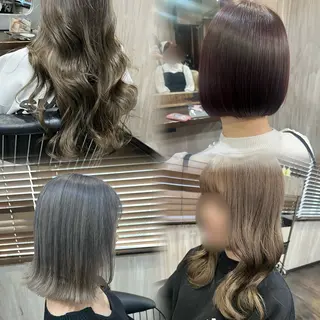 セミロング カラー HAIR SALON M Fes 池袋所属・韓国風艶髪✨ 高松静香☑️のヘアスタイル