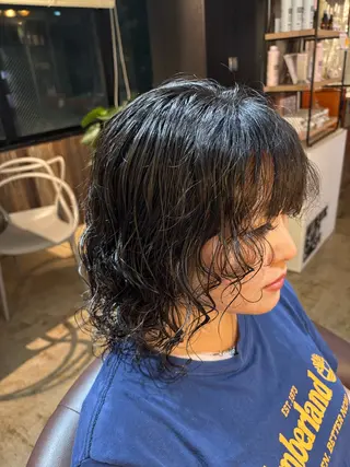 パーマ 平川 海夢のヘアスタイル
