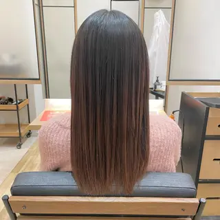 ロング ついざき はるかのヘアスタイル