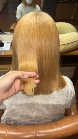 ミディアム カラー 🎀あいか🎀 六本松/モデル募集中のヘアスタイル