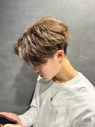 ショート 🔥シャドウパーマ 特化🔥勇斗のヘアスタイル