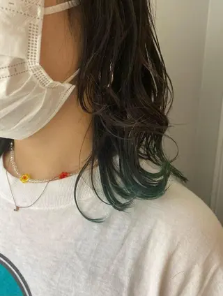 カラー ボブ ブリーチ/miinaのヘアスタイル