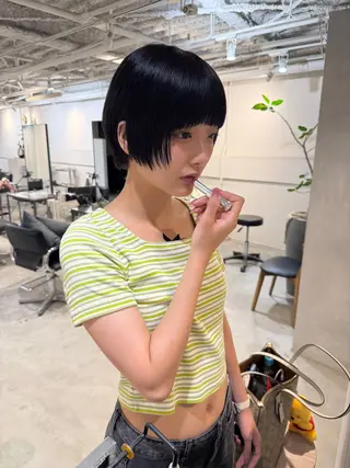 ショート 骨格診断で絶対可愛い ✨丸みショート✨凌弥のヘアスタイル