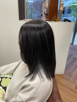 セミロング カラー hygge　元住吉店所属・望月 千絵のヘアスタイル