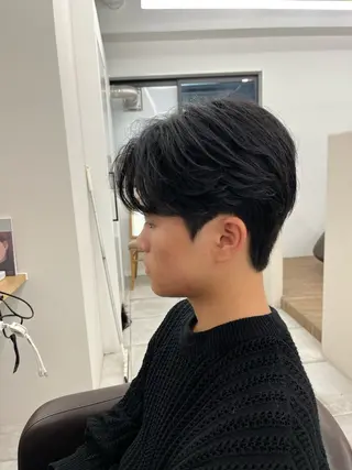 ショート パーマ メンズ 🏆メンズヘア特化 🥇代表りんぺーのヘアスタイル