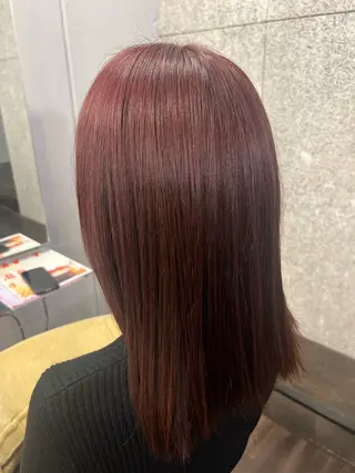 セミロング カラー terra🌈大久保 睦美のヘアスタイル