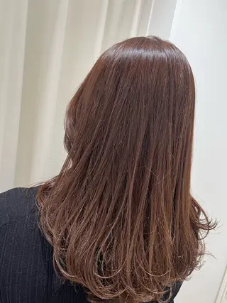 セミロング カラー ヘアアレンジ 新宿color🐝 AYAKA🌈💖のヘアスタイル