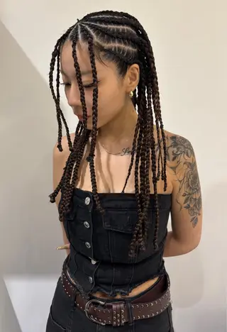 ロング ヘアアレンジ SALOWIN 神宮前５丁目店所属・メンズ/特殊ヘア パーマ🕷️小夏貴也のヘアスタイル