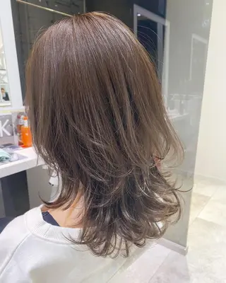 セミロング 内藤 裕真  k-twoのヘアスタイル