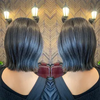 ミディアム カラー tocca 💜石田愛結💜のヘアスタイル