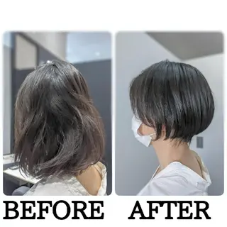 ショート 心斎橋難波本店　店長 THE ECT 中尾のヘアスタイル