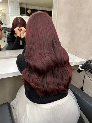 ロング カラー 🎀暖色/ラベンダー /paru🤍のヘアスタイル