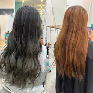 ロング カラー ROMMY. ロミーのヘアスタイル