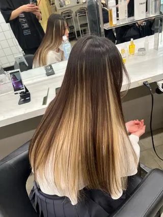 ロング カラー 韓国レイヤーカット /REIのヘアスタイル