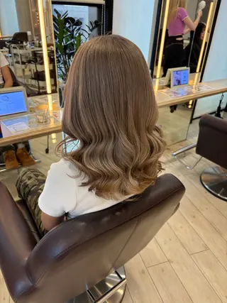 ミディアム カラー ✰︎Rad✩.*˚‪ カノンのヘアスタイル