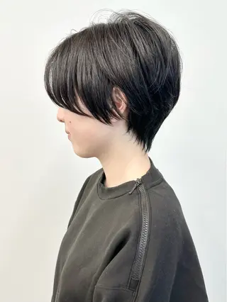 ショート 小顔ボブ/お悩み解決 /ボブパーマ/とういのヘアスタイル