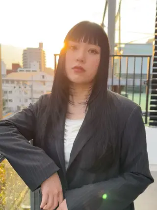 ロング 園田 渉 ◤SHIKIO◢のヘアスタイル