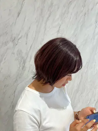 ショート カラー Neale. ユメのヘアスタイル