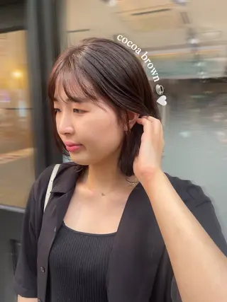 ミディアム カラー La fith hair SHIN 大分所属・Lafith 大分／ ヨッシーのヘアスタイル