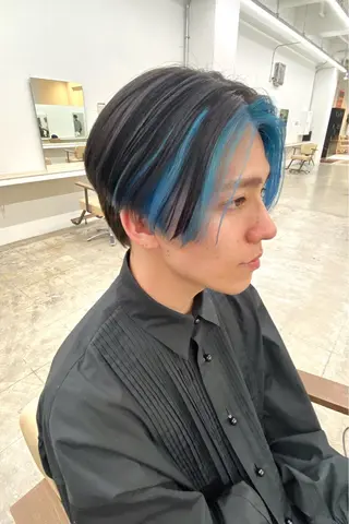 ショート カラー メンズ BOB🌟ハイトーン /ブリーチ/TAKUのヘアスタイル