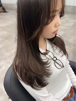 ロング Ⓜ︎iyu🌊/海外 風ハイライト特化のヘアスタイル
