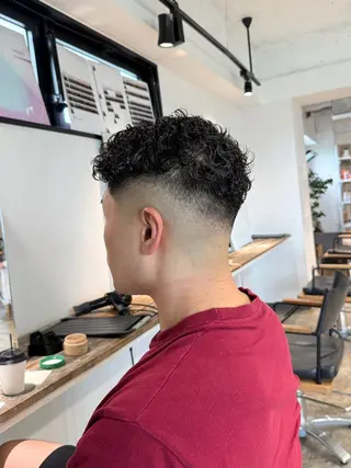 パーマ メンズ 骨格補正施術/メンズ 専門美容師/YUYAのヘアスタイル