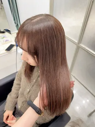 セミロング MAHO/透明感カラ ー/髪質改善🍒のヘアスタイル