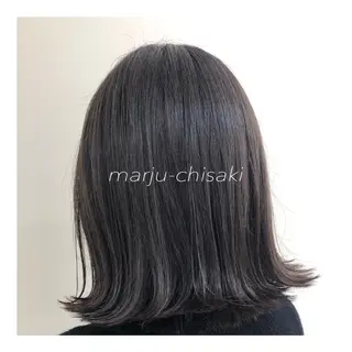 細めハイライト🩶 ボブ/レイヤーカットのヘアスタイル