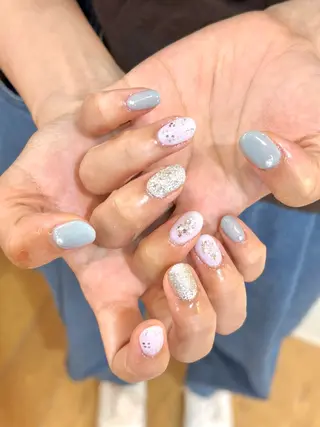 ネイル Mana  🫧 パラジェル⌇自由が丘のネイルデザイン