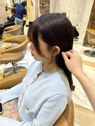 ミディアム 寺田鼓捺/艶髪 /透明感カラーのヘアスタイル