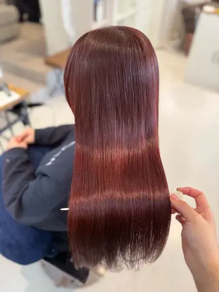 ロング 山崎結菜 🫧透明感カラーのヘアスタイル