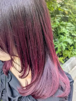 セミロング fuwat所属・秋葉原でカラーする なら🐉ちぇーたんのヘアスタイル