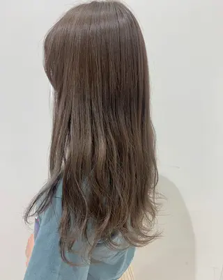 ロング カラー 透明感♡︎♡︎ 佐々木早苗のヘアスタイル