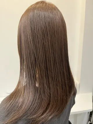 セミロング カラー 無料カットモデル‪✨ ✂️Nanami🌷のヘアスタイル