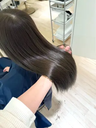 ロング カラー Parve Mix 森 美遥🇰🇷🩶のヘアスタイル