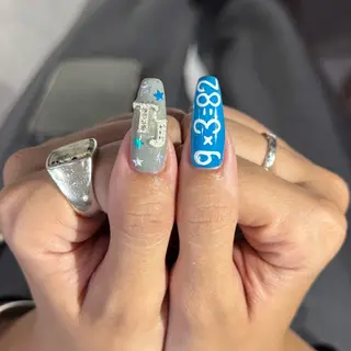 セミロング 小川 柚香のネイルデザイン